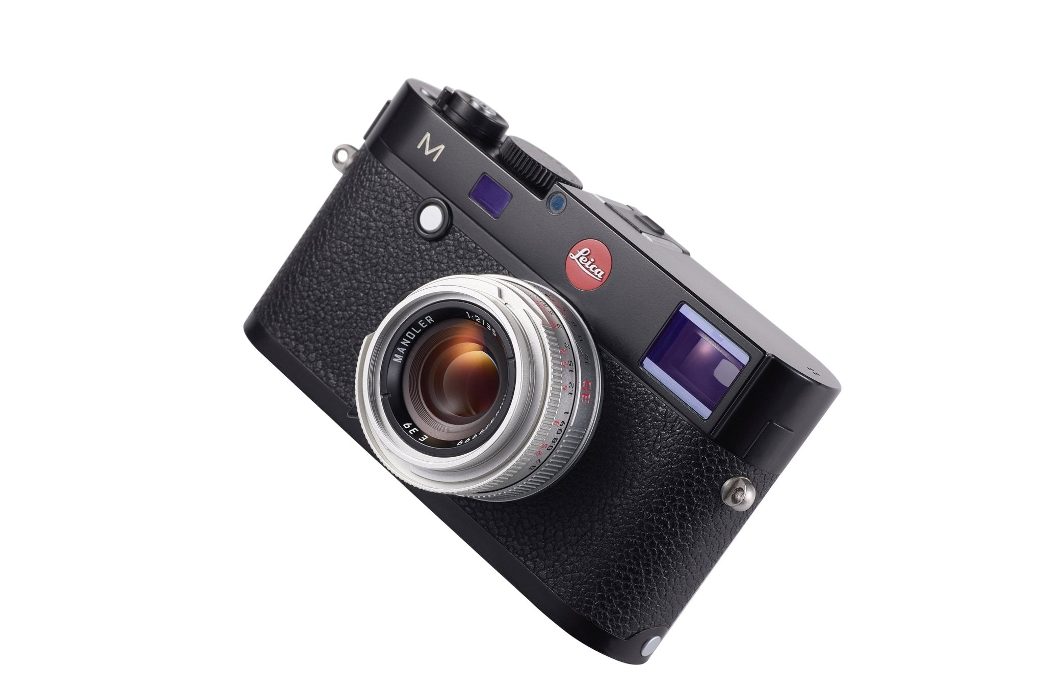 Mandler 35mm F2 “7 elements” (Aluminum) - Silver -with leica 3, mandler 35mm f2, mandler lens, mandler official shop