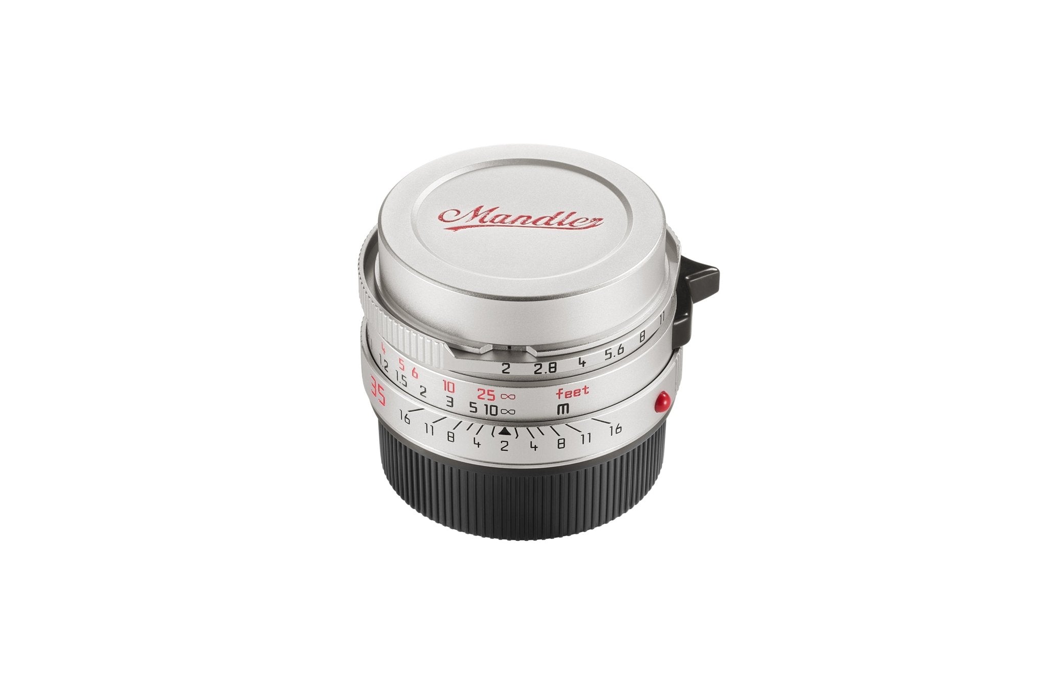 Mandler 35mm F2 “7 elements” (Aluminum) - Silver - 2, mandler 35mm f2, mandler lens, mandler official shop