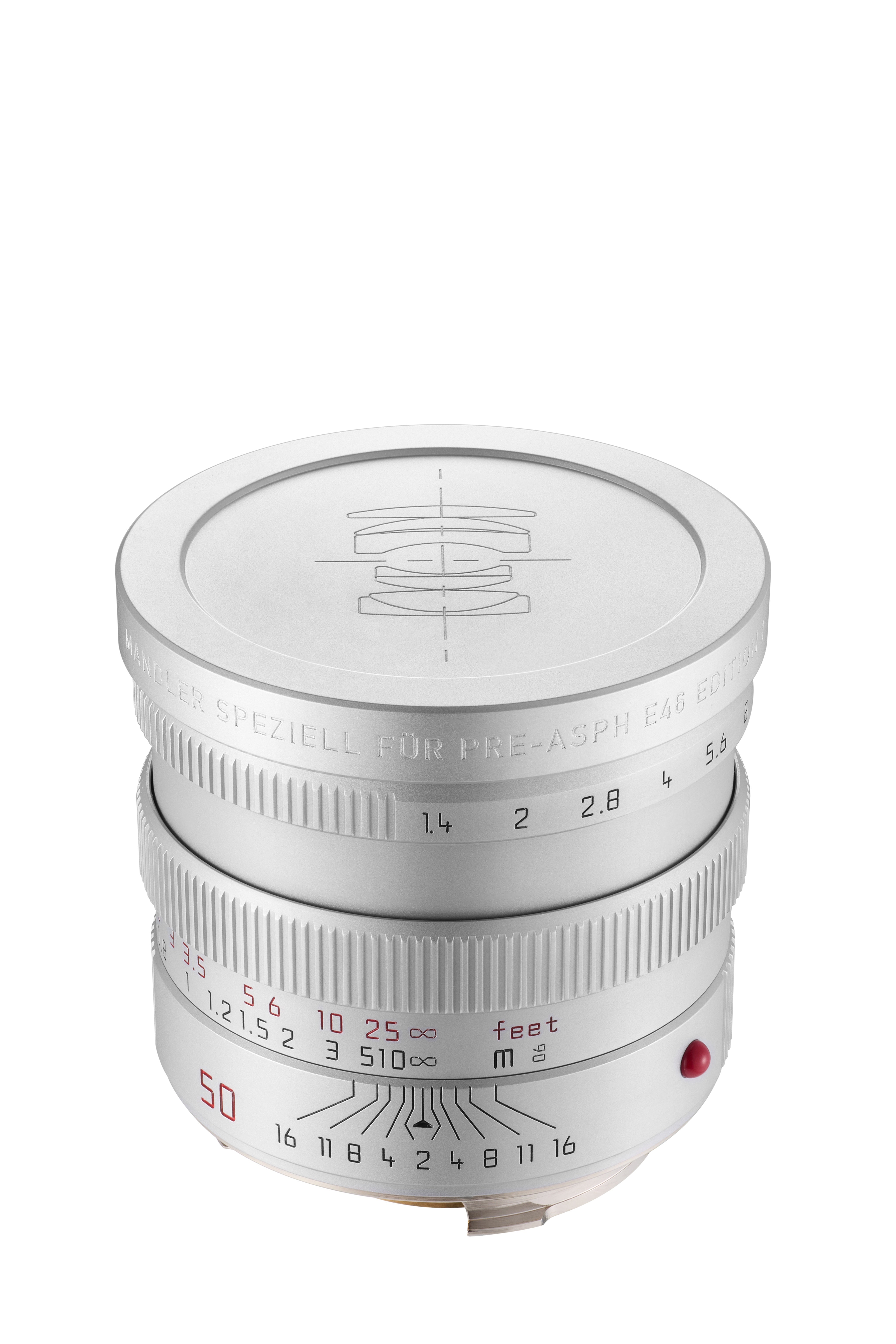 Mandler 50mm f/1.4 E46 Pre-A Brass Lens Cap